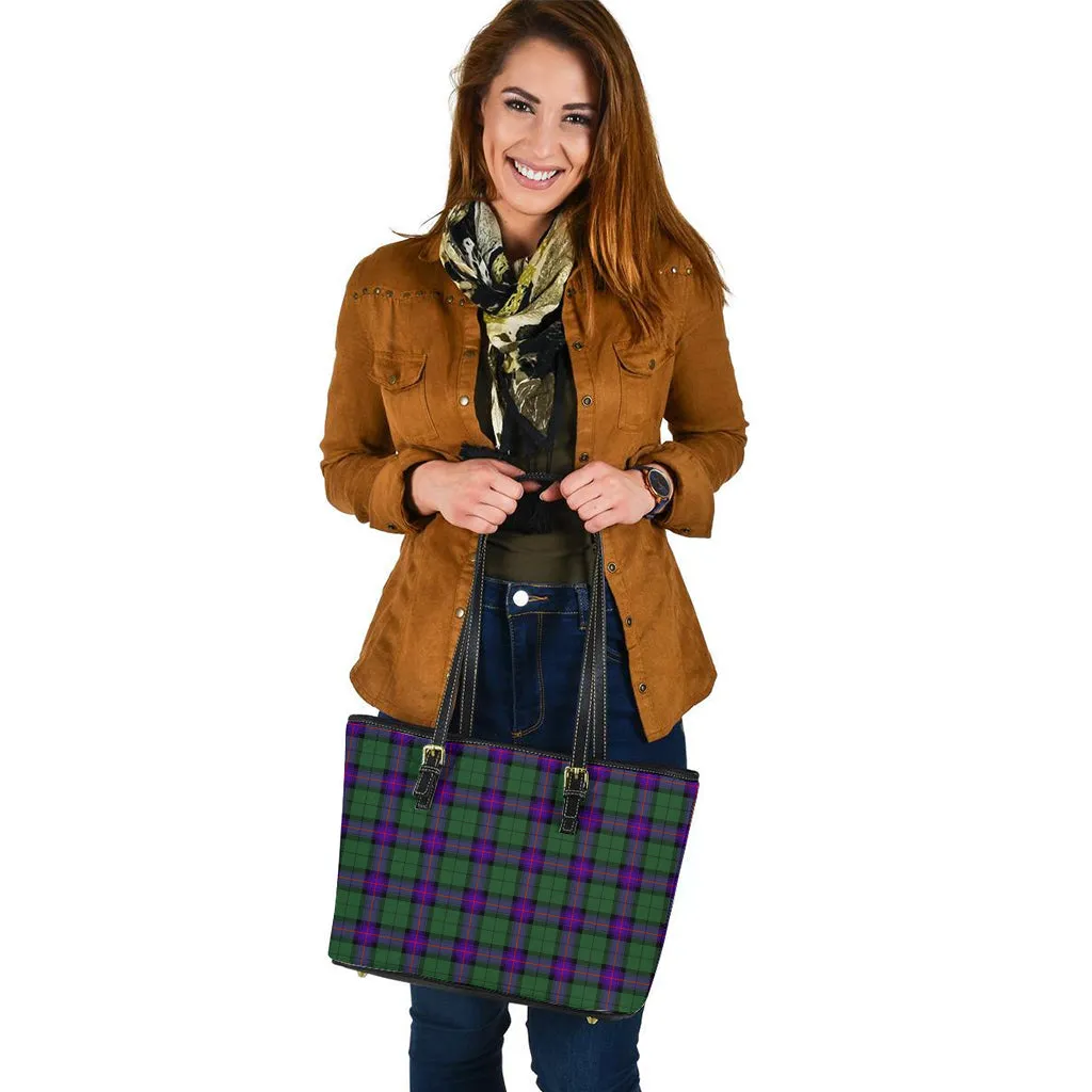 Armstrong Modern Tartan Leather Tote Bag