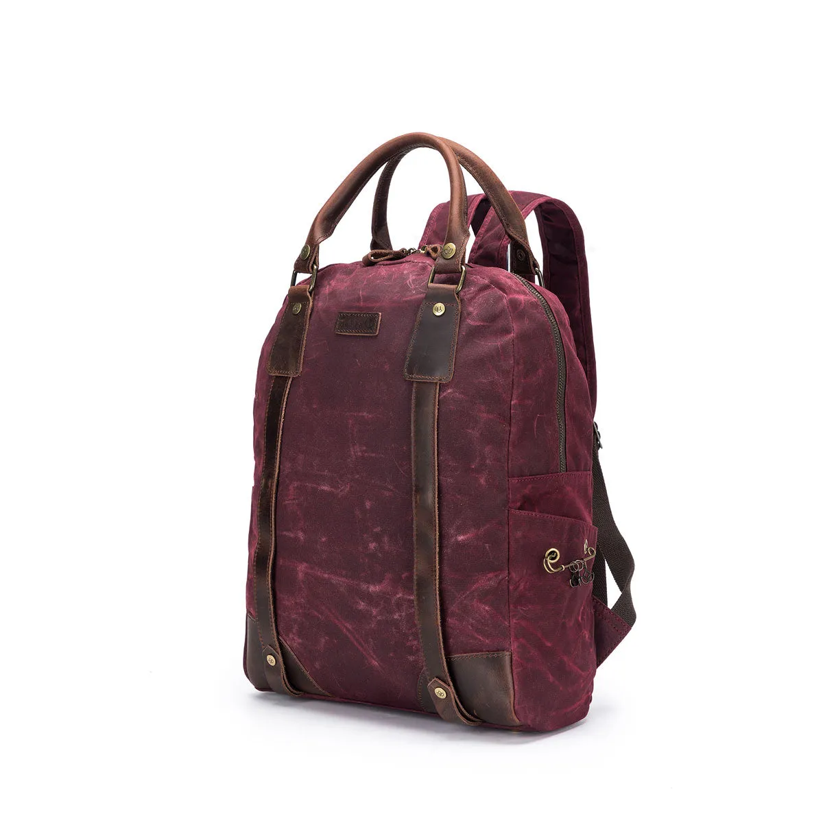 della Q Maker's Canvas Backpack - Blue