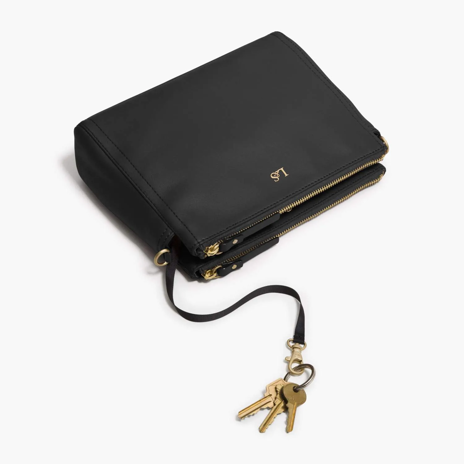 The Pearl - Nappa Leather - Black / Gold / Lavender