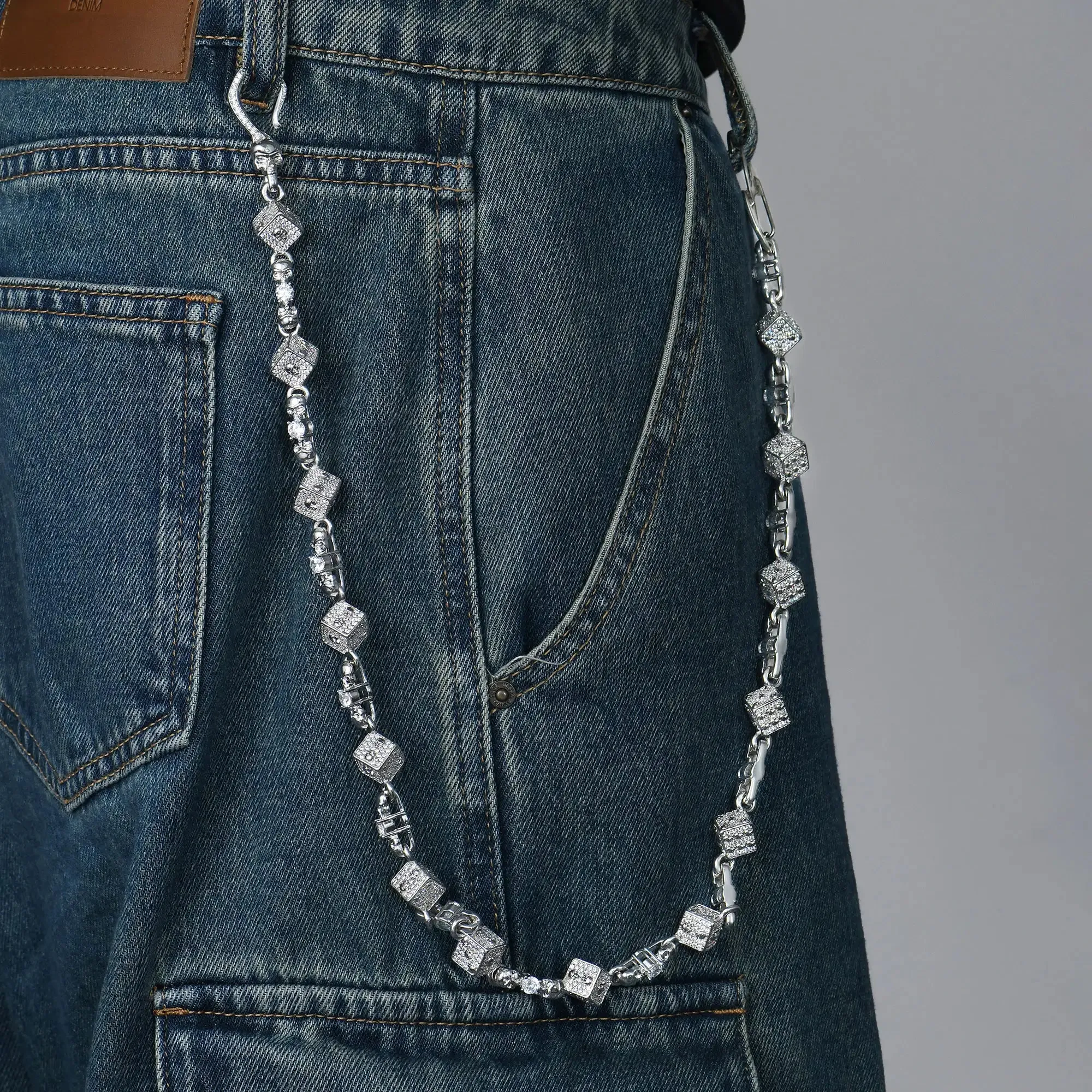 Women's Skull Dice Luxe Chain & Wallet Chain - 10mm